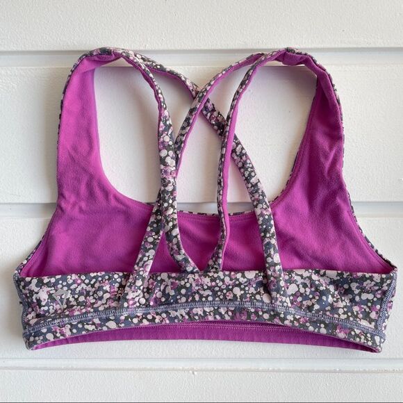 Ivivva By Lululemon Rhythmic Complete Focus Reversible Sports Bra Size 10 - Picture 3 of 9